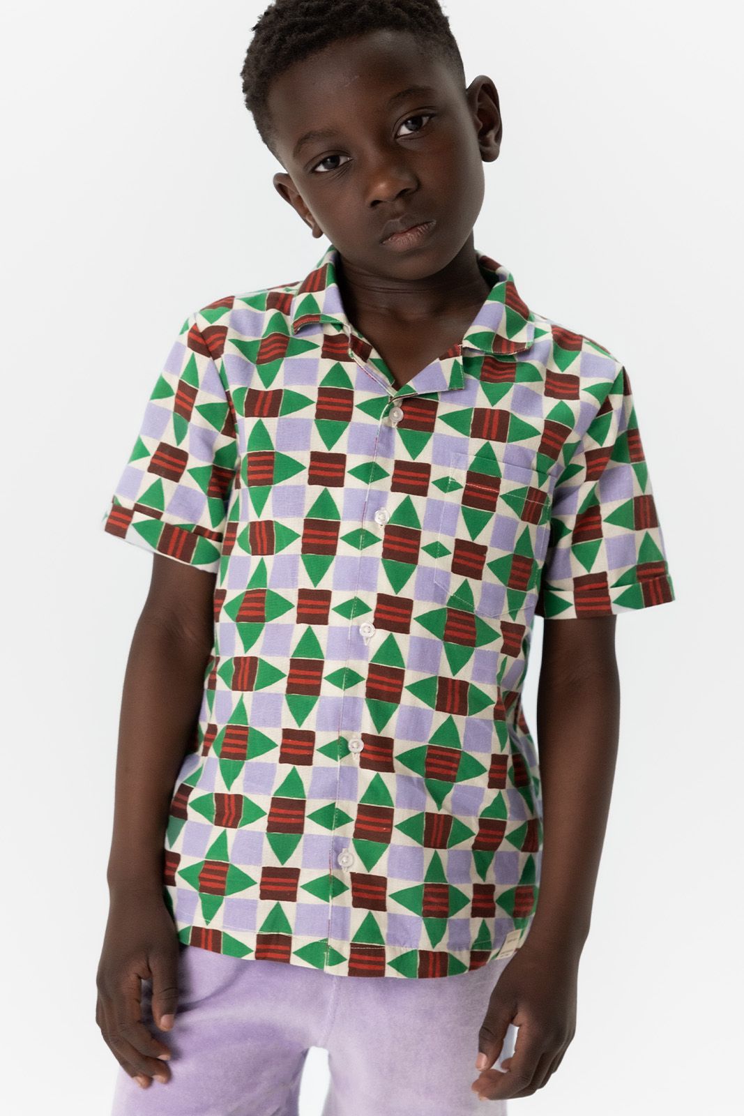 Multicolour overhemd met print