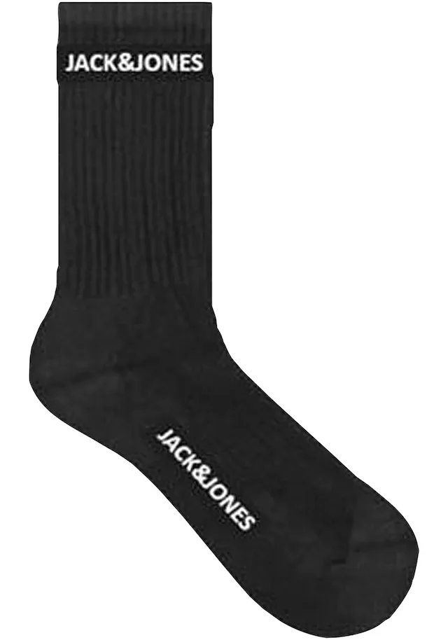 Jack & Jones Tennissocken »JACBASIC LOGO TENNIS SOCK 5 PACK NOOS« Packung, 5 Paar tlg.