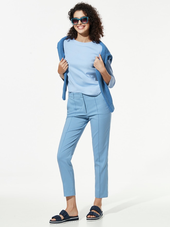 7/8-Jacquardhose Minimal