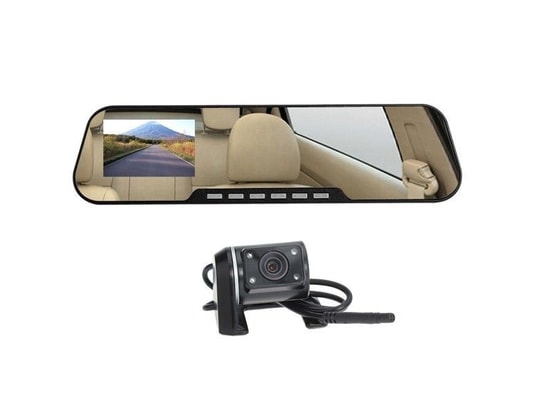 YONIS - Caméra sport Rétroviseur caméra dashcam hd vision nocturne aide au statio...