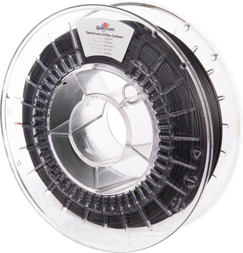 Spectrum  S-Flex Carbon, 1,75 mm / 500 g    Flexibles Filament mit 20 % Carbonfaser