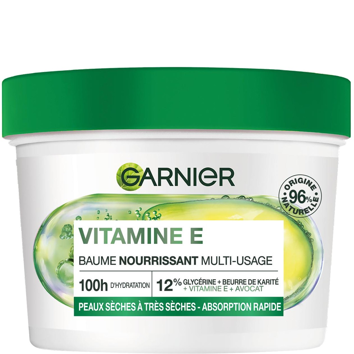 Baume nourrissant multi-usages - Superfood - Avocat & vitamine E - Peaux sèches - 380 ml