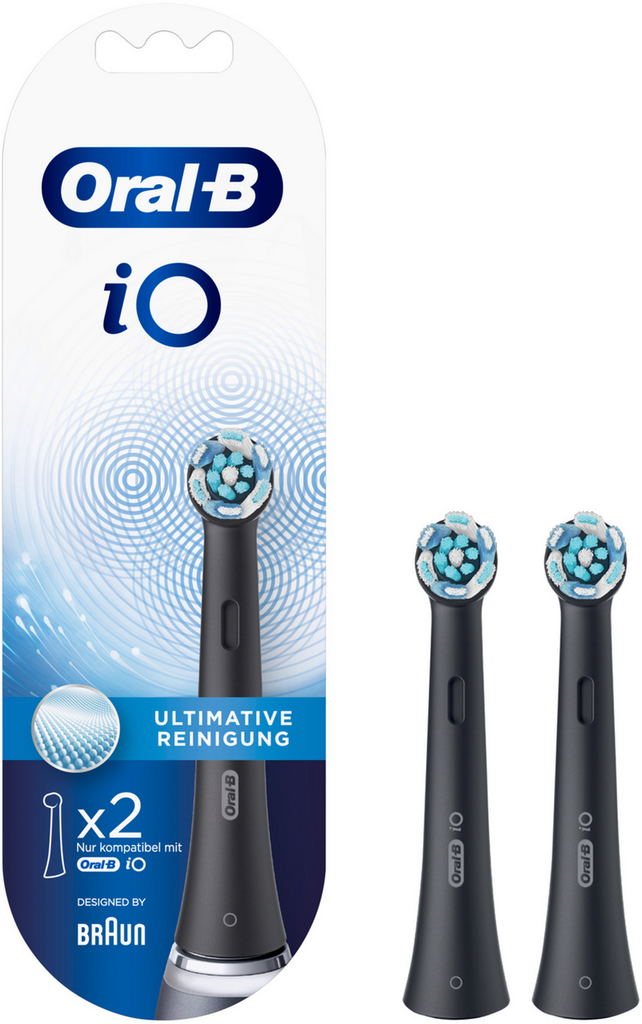 ORAL-B Aufsteckbürsten iO Ultimative black 2 Stk