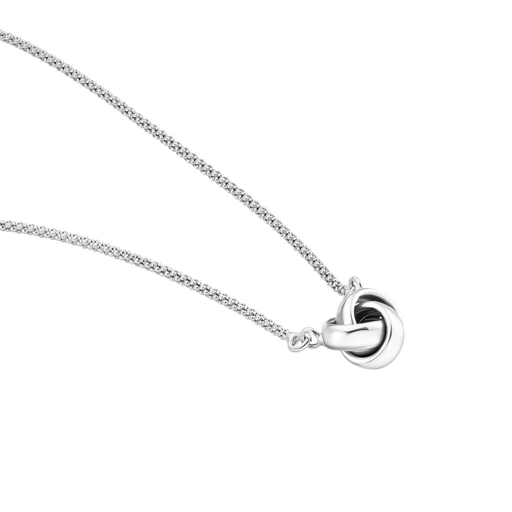 Collier Leonitia Argent Blanc