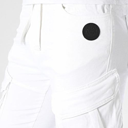 Pantalon Cargo Blanc