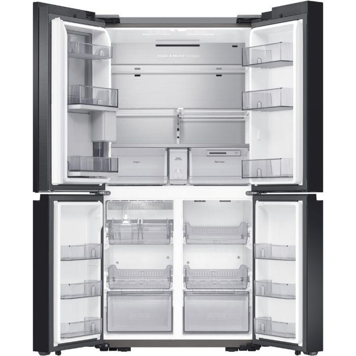 Samsung Side-by-Side RF 65A96768A/EG Clean White & Clean Navy - Festwasseranschluss