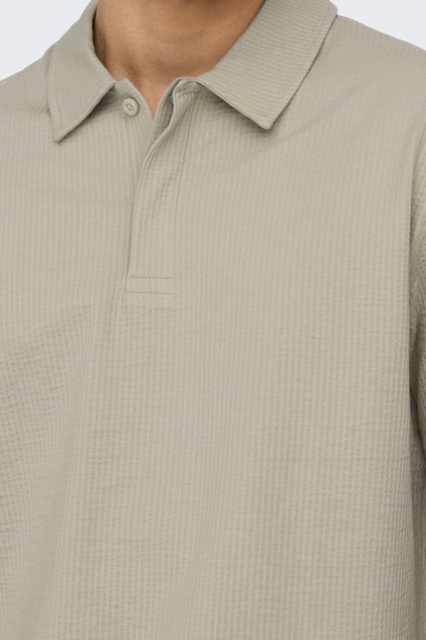Only & Sons beige heren polo