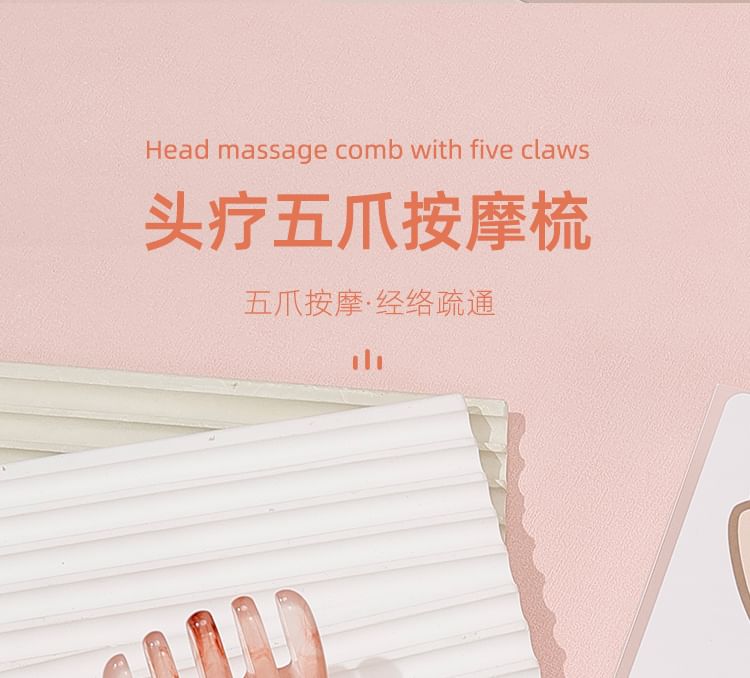 Jericoure - Plastic Hoofdhuid Massager / Set