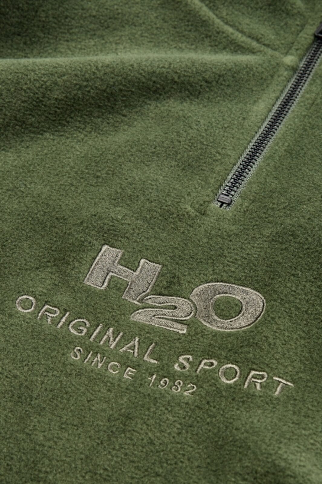 H2O Blåvand Ii Fleece Half Zip 3020 army