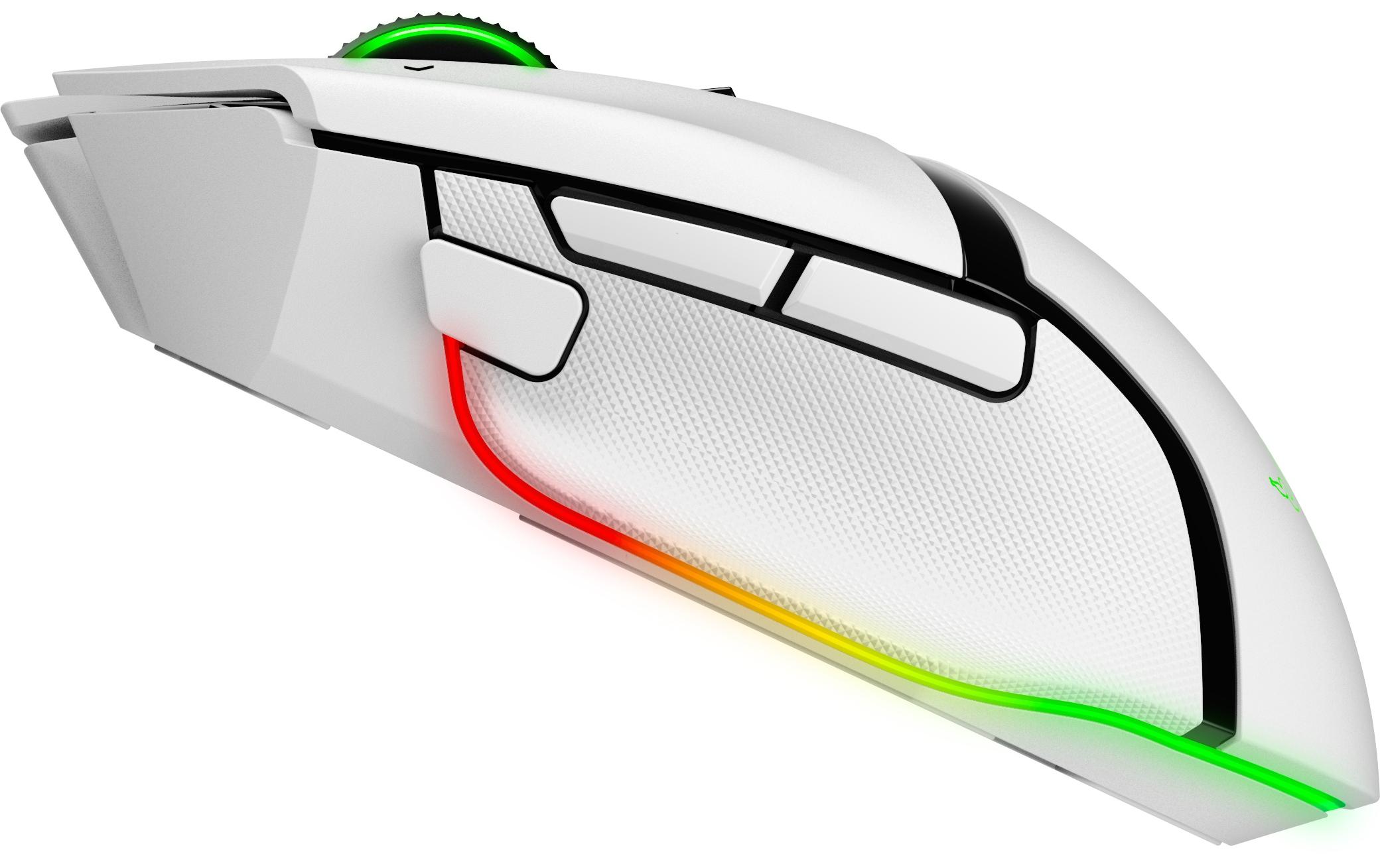 Gaming-Maus Basilisk V3 Pro Weiss<br>Ergonomische Gaming-Maus mit programmierbaren Tasten und RGB-Beleuchtung