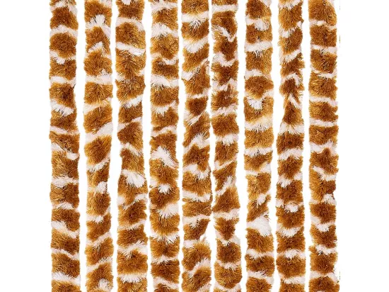 Moustiquaire Ocre et blanc 100x220 cm Chenille