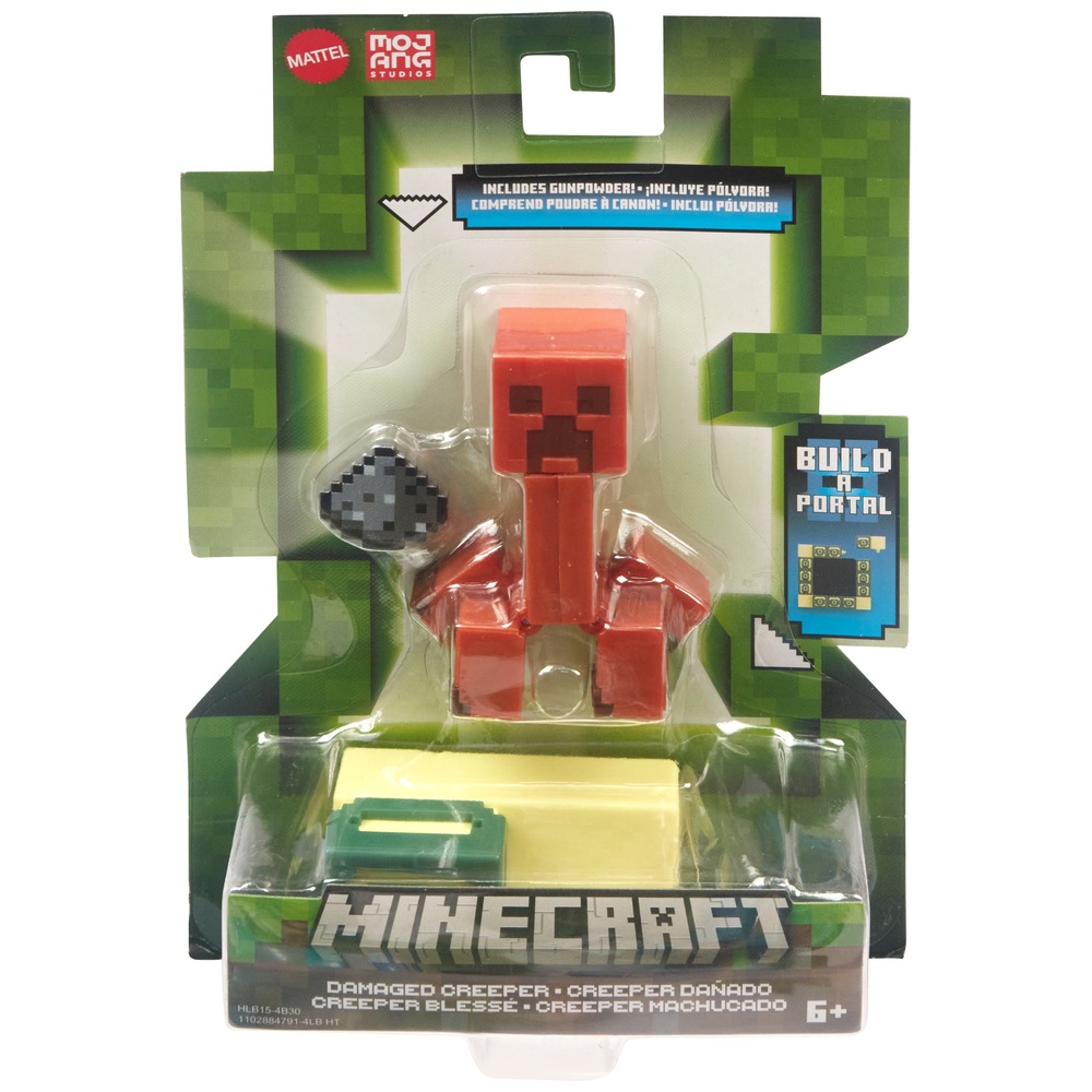 Minecraft 8 cm beschädigte Creeper-Actionfigur