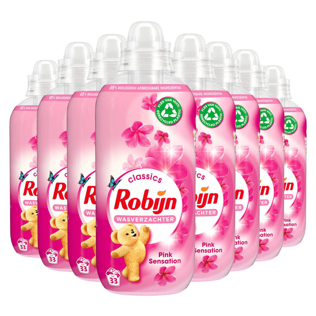 Weinig geurwasverzachter Pink Sensation - 8 x 33 wasbeurten - 264 wasbeurten