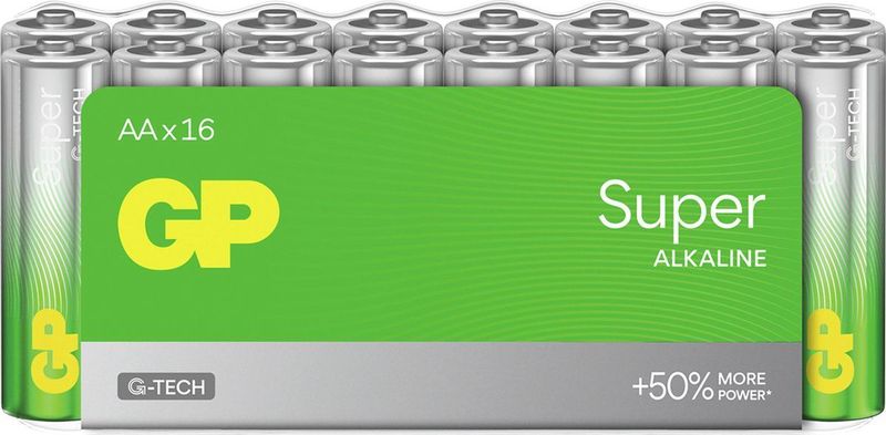 GP - Super Alkaline - AA Batterijen - 16 Stuks - 1,5V