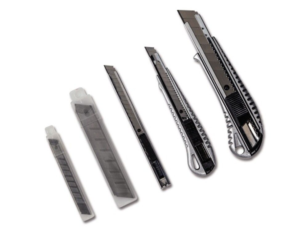 BRYTEBLADSKNIV METALL 9-18MM 5STK