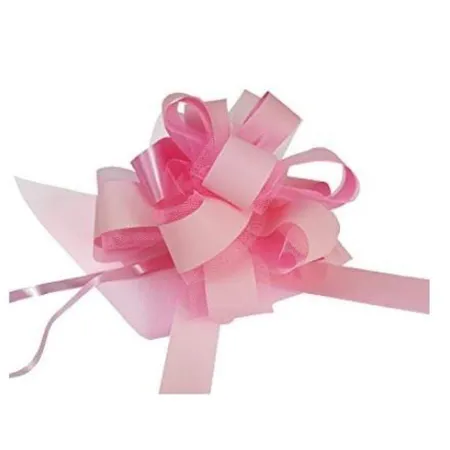 Roth Ziehschleife mit Tüll rosa