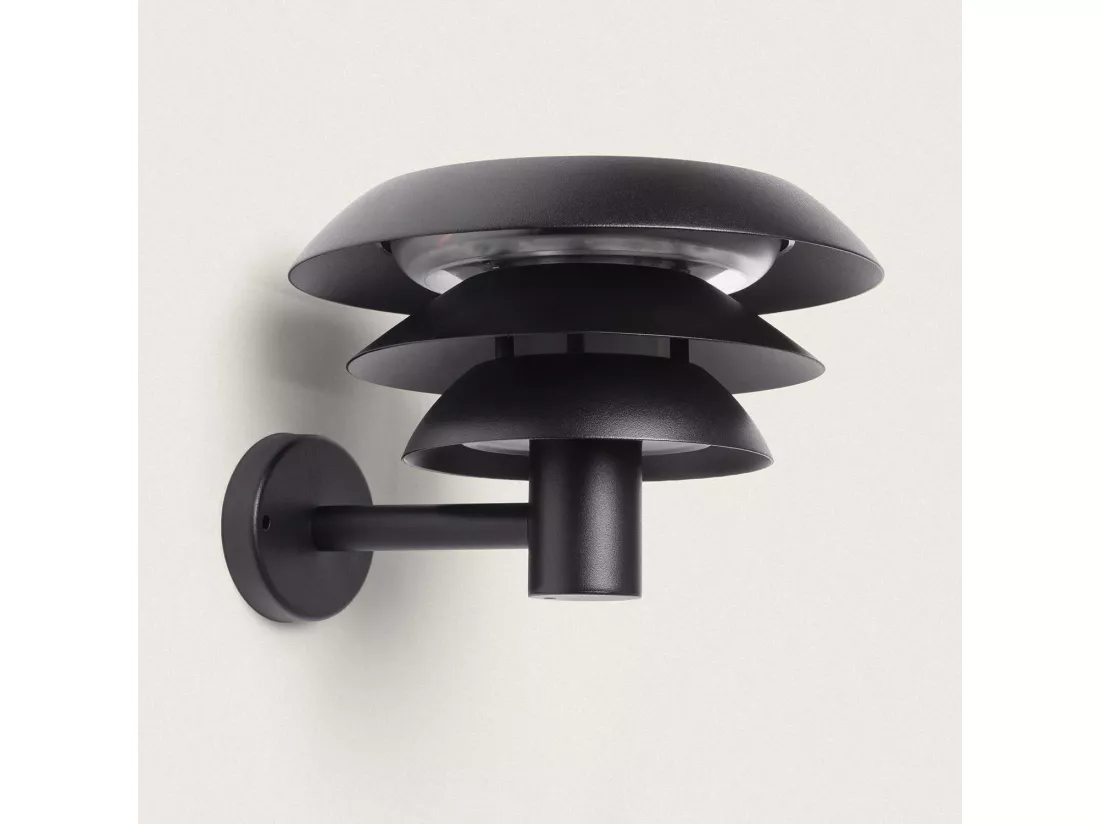 Applique Murale Extérieure Solaire LED 1.5W Aluminium Biel Noir
