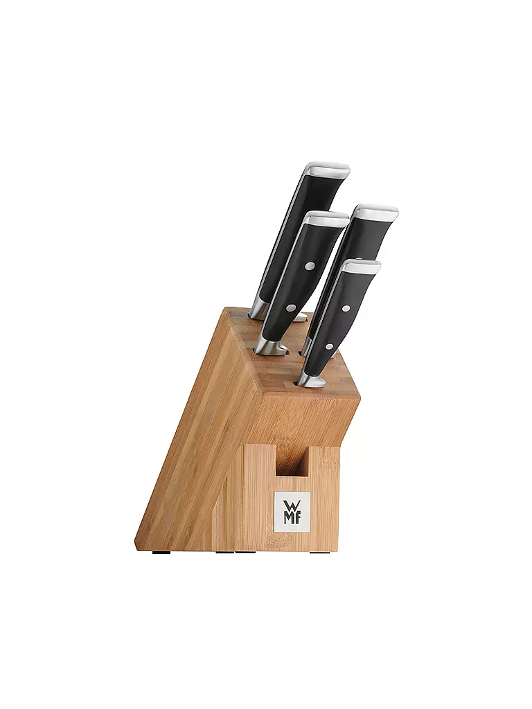 WMF Messerblock 5tlg. CLASS Bambus/Crom braun