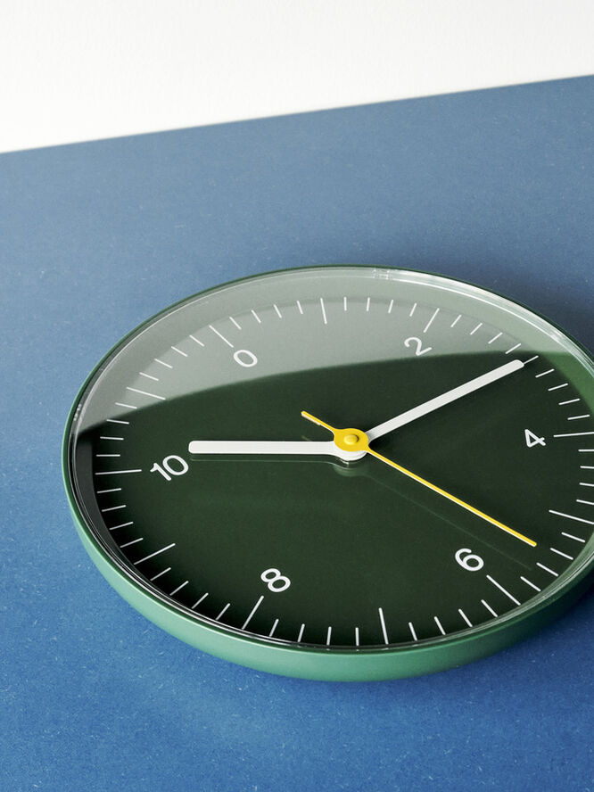 Hay Wall Clock-Green Green