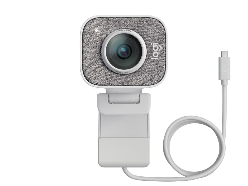 Logitech Webcam StreamCam Weiss Full-HD Streaming Webcam mit USB-C Anbindung