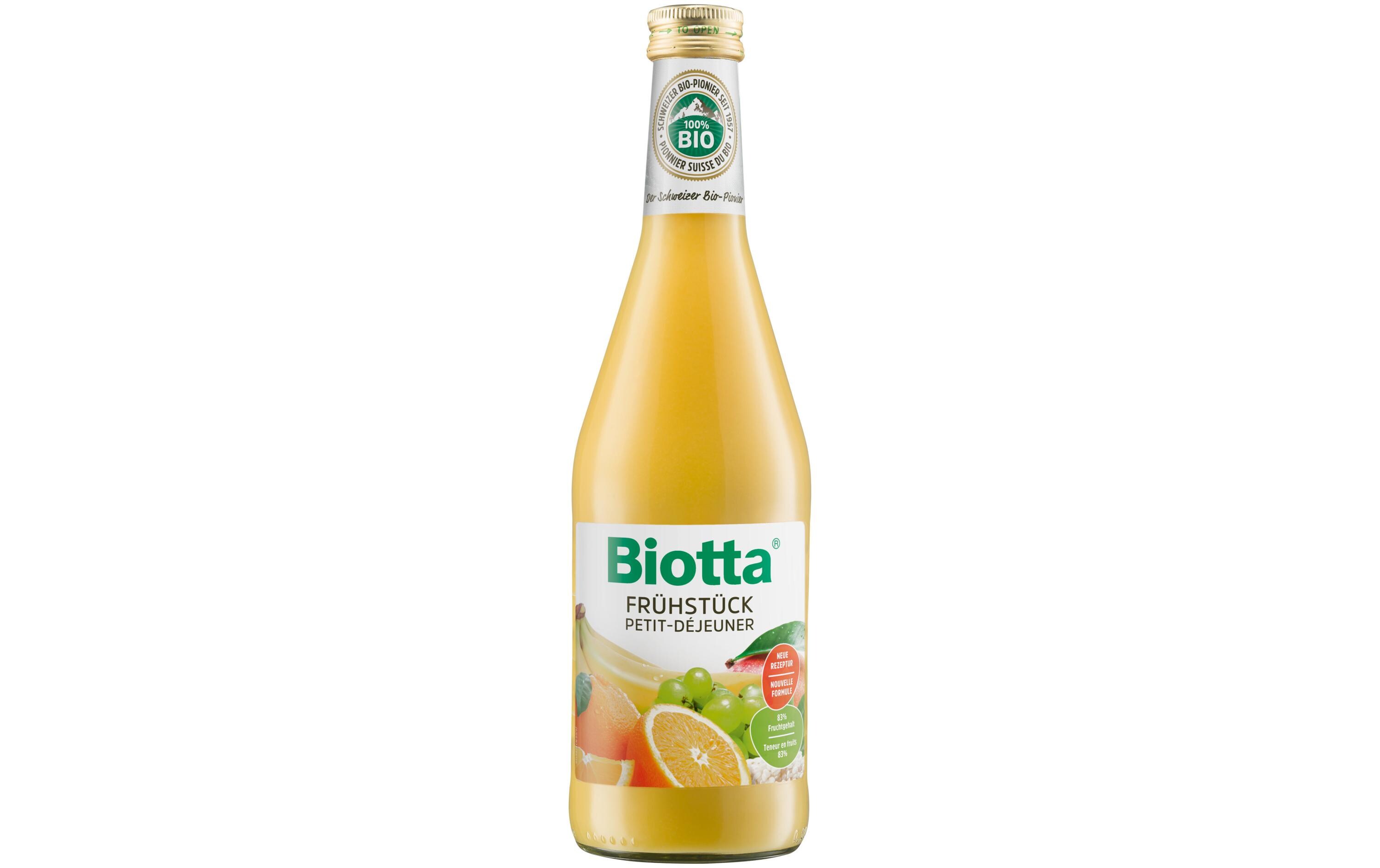 Säfte Frühstück Bio 6 x 0.5 lObstsaft aus erntefrischen Bio-Früchten