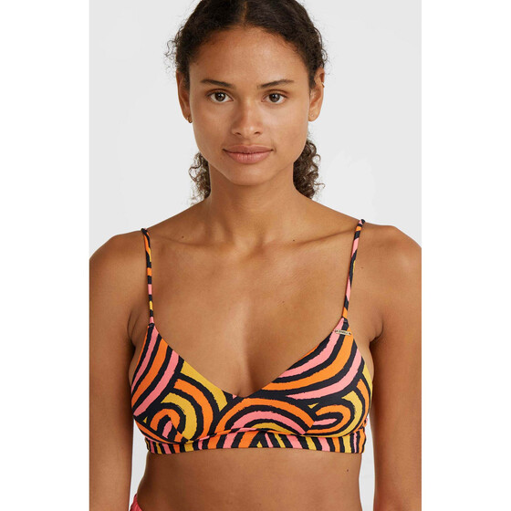 O'Neill Wave Top Orange Rainbow Stripe Women SU24