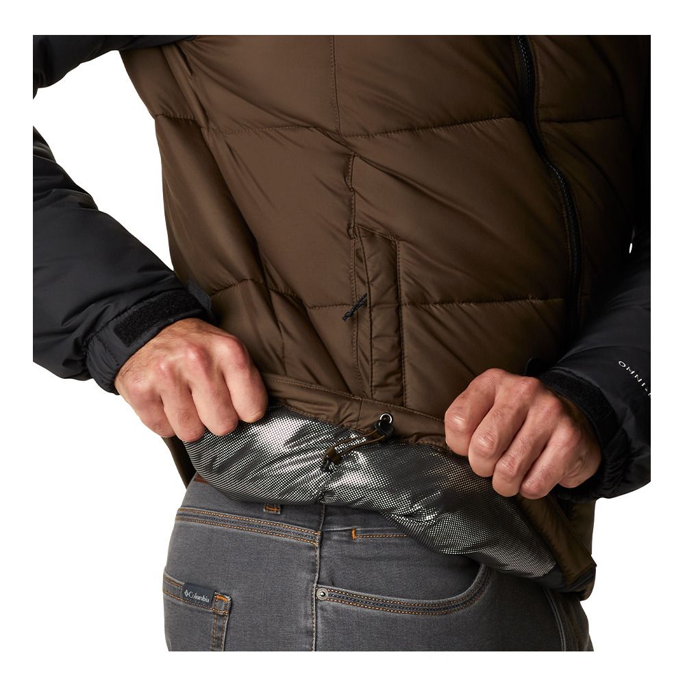 Columbia PIKE LAKE - Doudoune Homme olive green/black