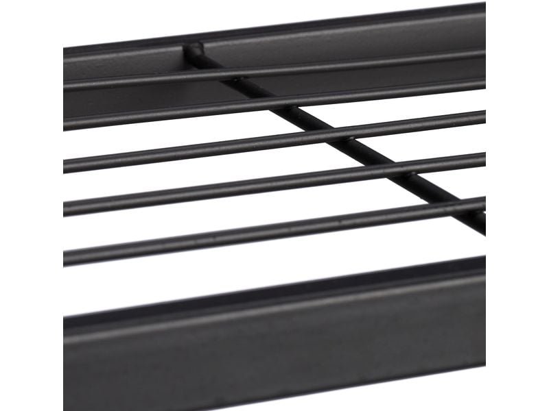 relaxdays Blumentreppe 69 cm, Schwarz Pflanzentreppe