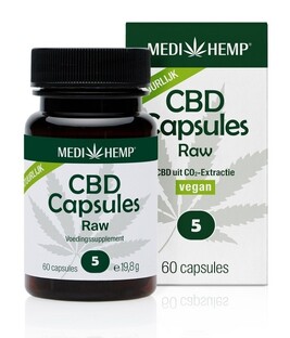 MediHemp CBD Capsules Raw 5% 60CP