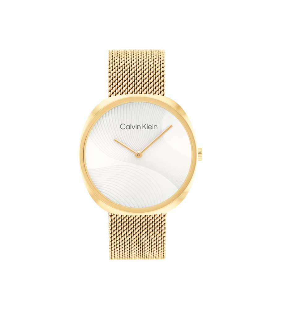 Relógio analógico Calvin Klein Sculpt, branco