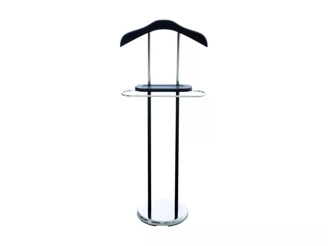 Valet de nuit - Métal - 43 x 28 x 109cm - Noir - Rodrigo