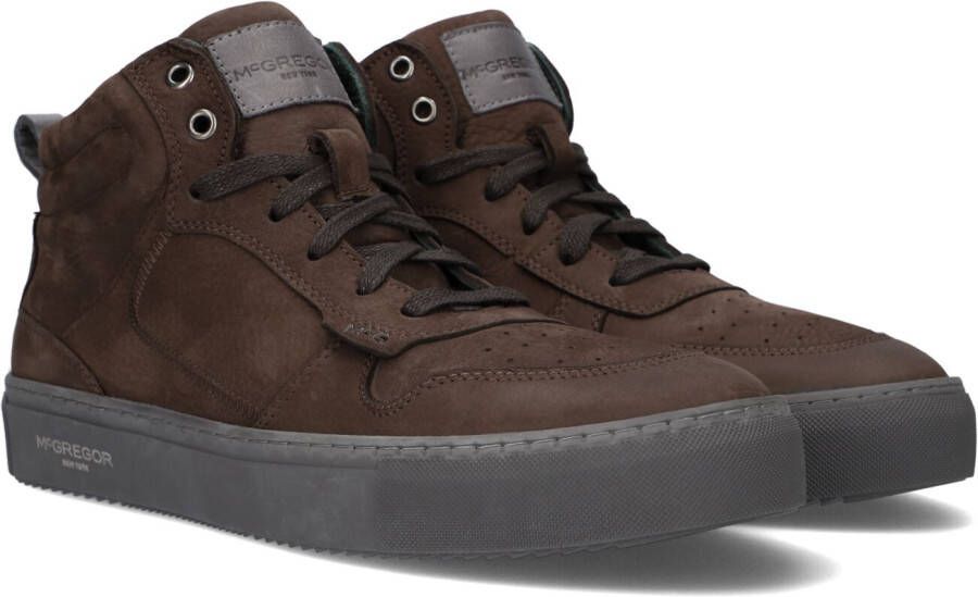 McGregor Heren Sneakers Beige Lage Sneakers Leer Veters