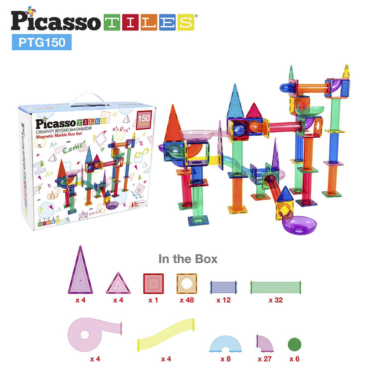 Legetøj Picasso Tiles 150pc Marbl