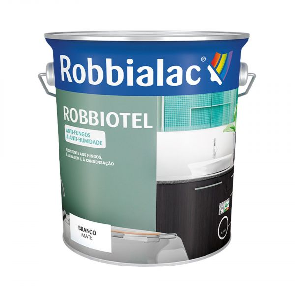 Robbialac Robbiotel Mate Anti_fungos Branco 10L