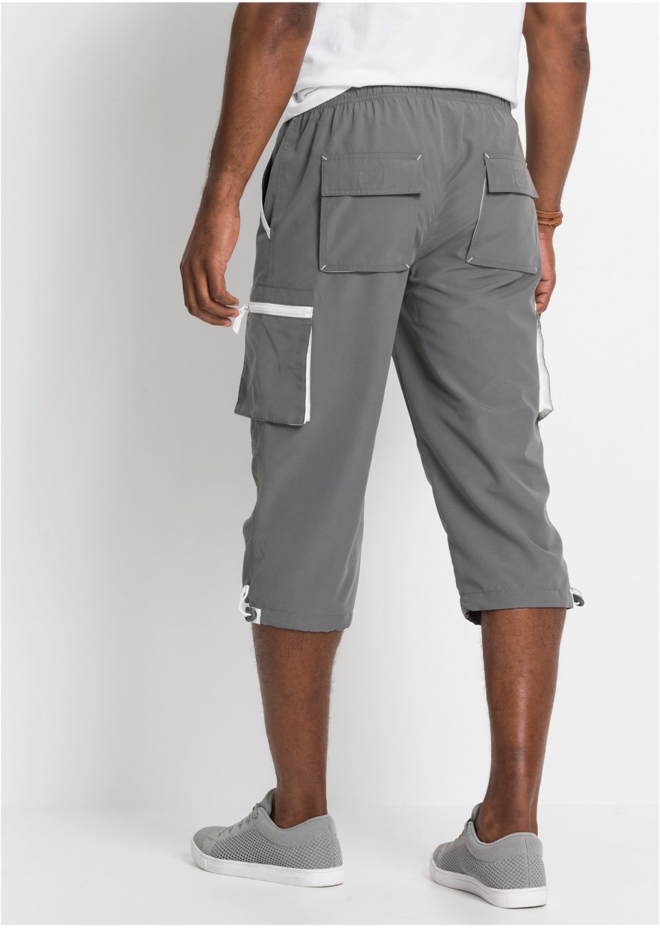 Pantalon 3/4 à enfiler en microfibre