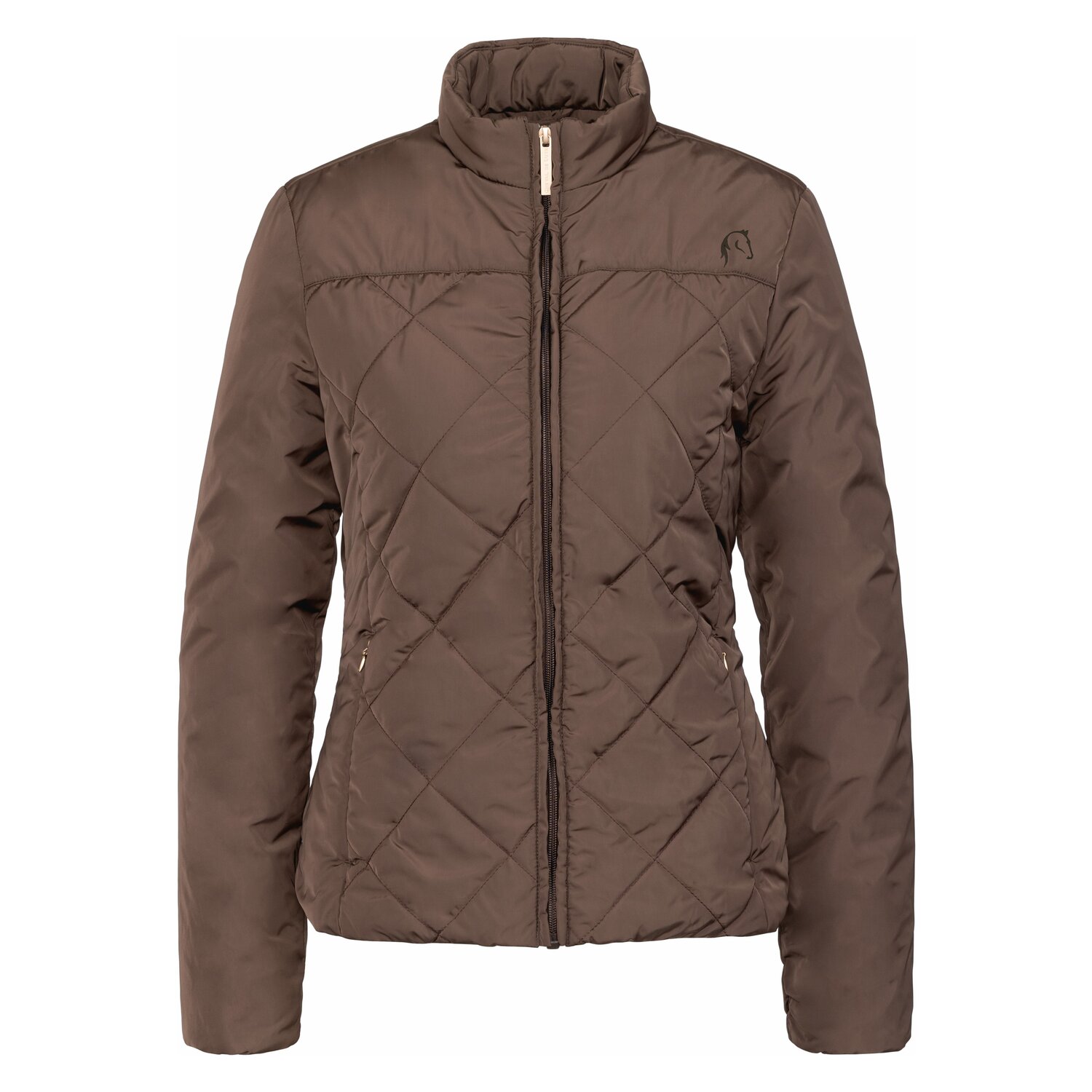 Cheval de Luxe Steppjacke Midlayer Chartres - chocolate