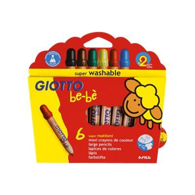 GIOTTO Bébé - 6 Crayons de couleur