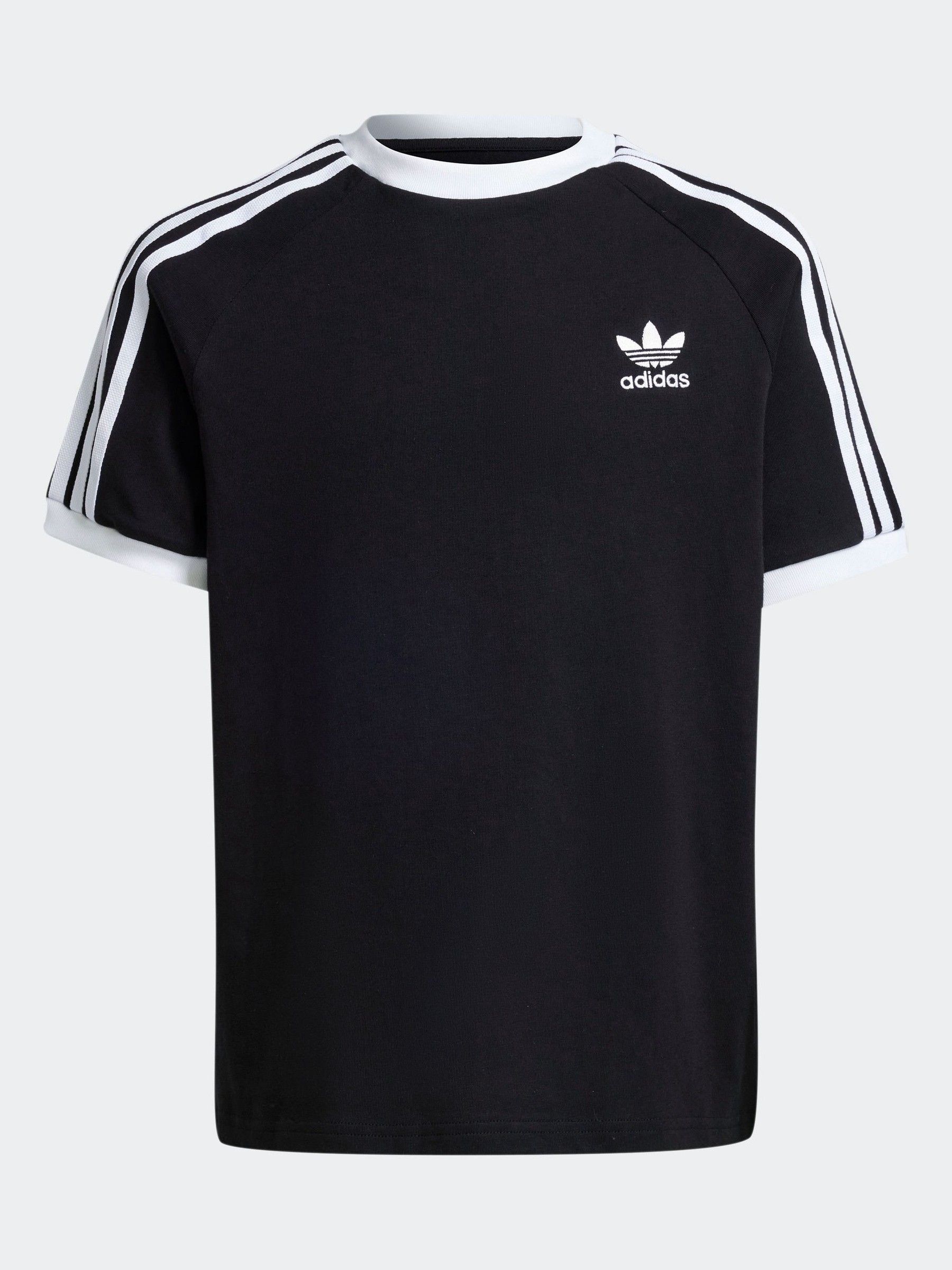 Zwart - adidas Originals Adicolor 3-Strepen T-shirt voor kinderen