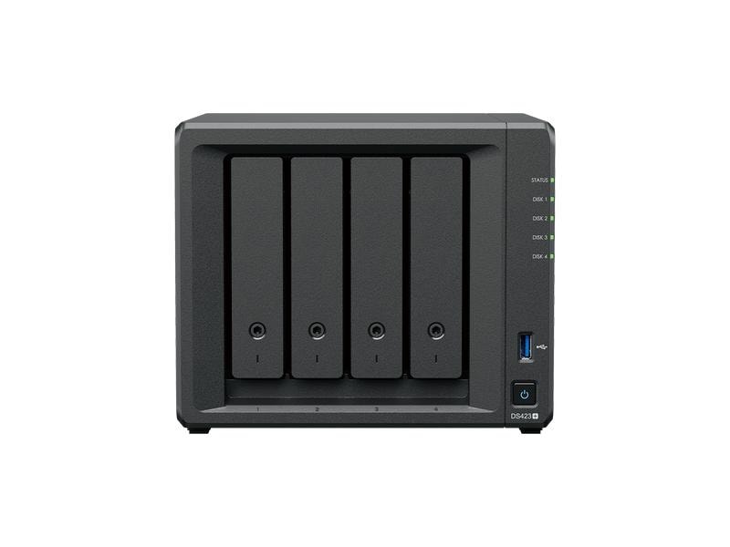 Synology NAS DiskStation DS423  4-bay Synology Plus HDD 16 Kompakte Speicherlösung mit vier Einschüben für 100% Datenkontrolle