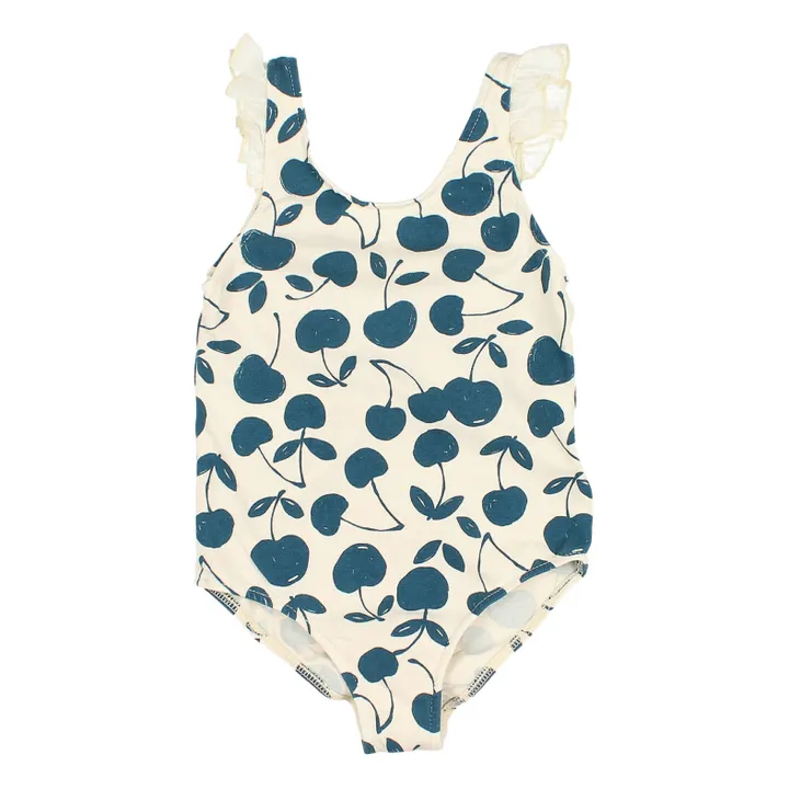 Búho Maillot 1 Pièce Cerises | Ecru