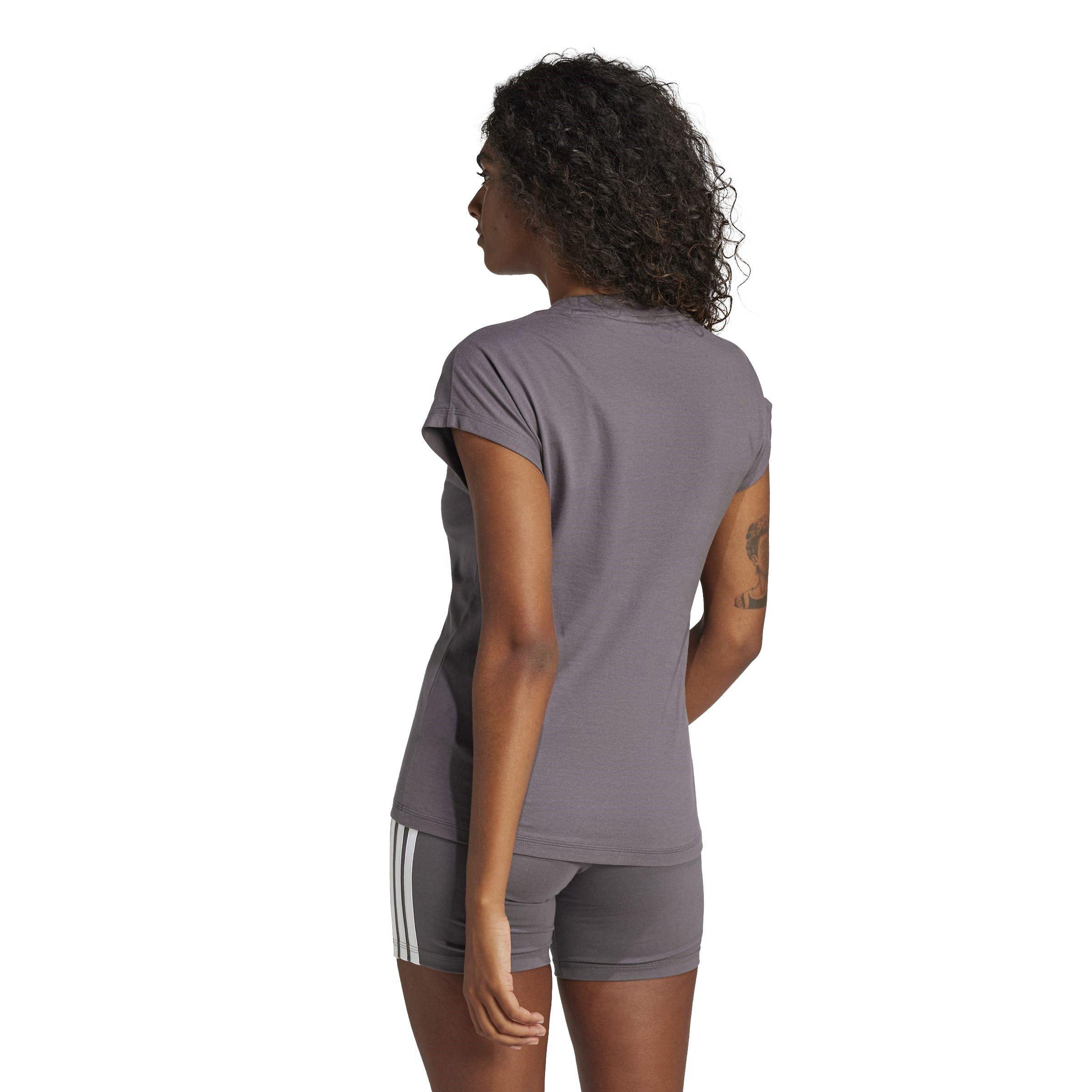 adidas Essentials Linear Cotton T-Shirt Womens