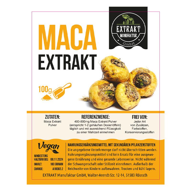 Extrakt Manufaktur Maca Extrakt Pulver