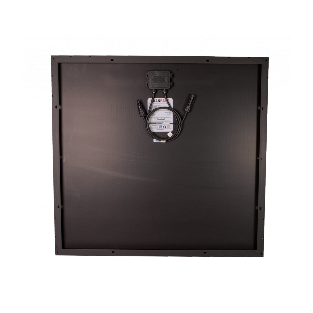 SKANBATT Solcellepanel Mono 100W Sort - 720x765x30mm