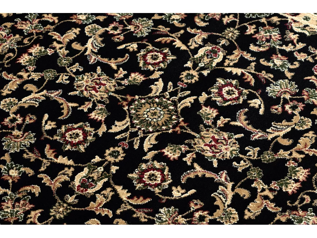 Tapis ROYAL ADR ovale modèle 1745 noir 150x250 cm