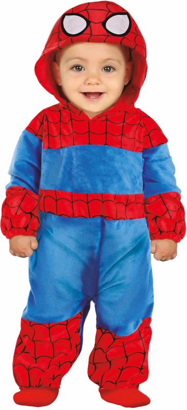 Hero - Jumpsuit - Blauw Rood - Baby