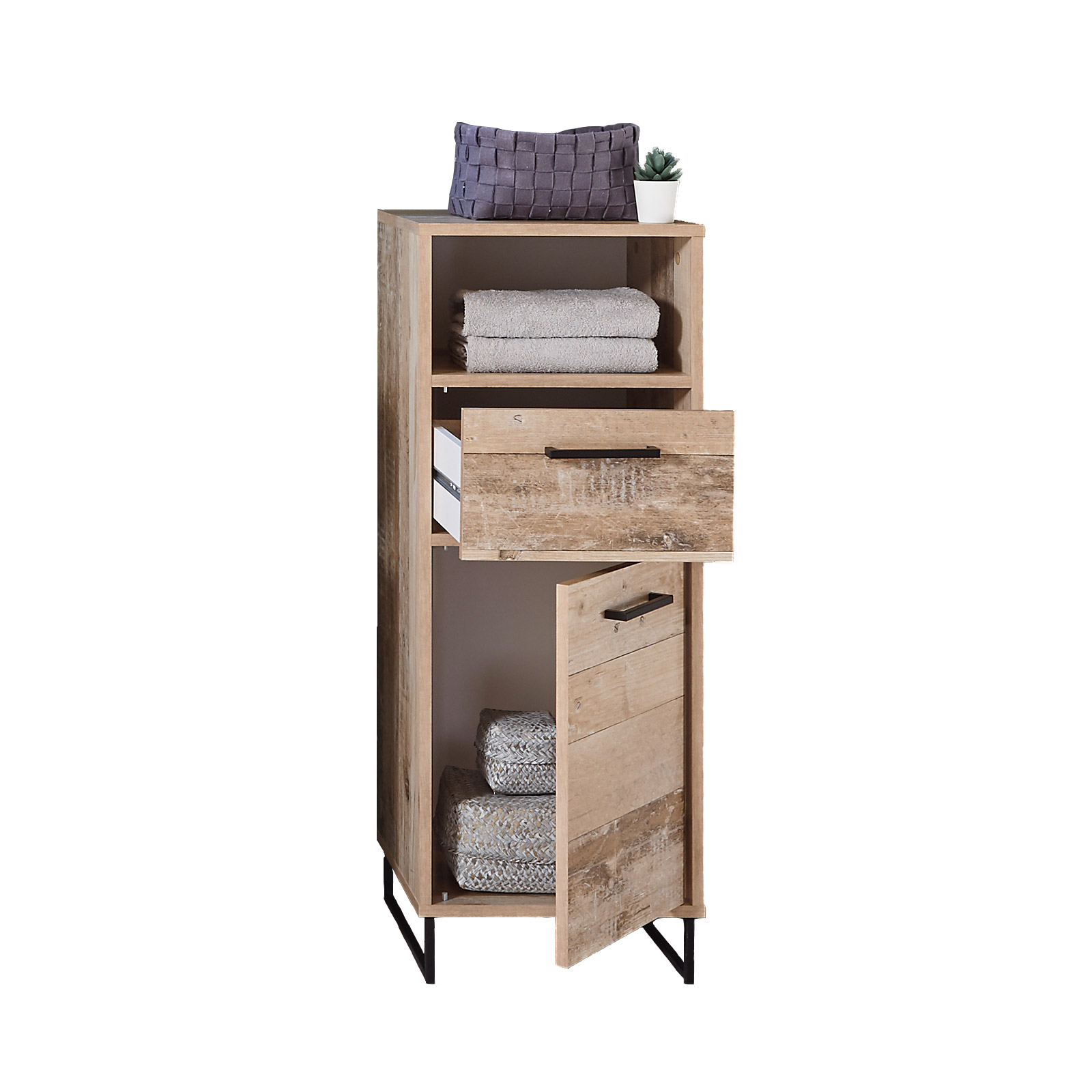 Unterschrank - Old Style hell - 102 cm hoch