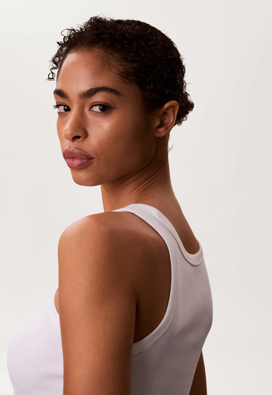 Calvin Klein Rib Graphic Tanktop