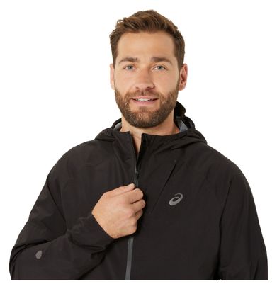 Veste imperméable Asics Metarun Noir Homme
