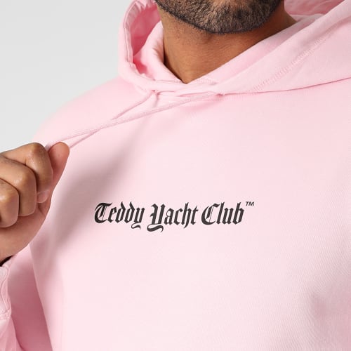 Sweat Capuche Art Series Pink Rose Pastel