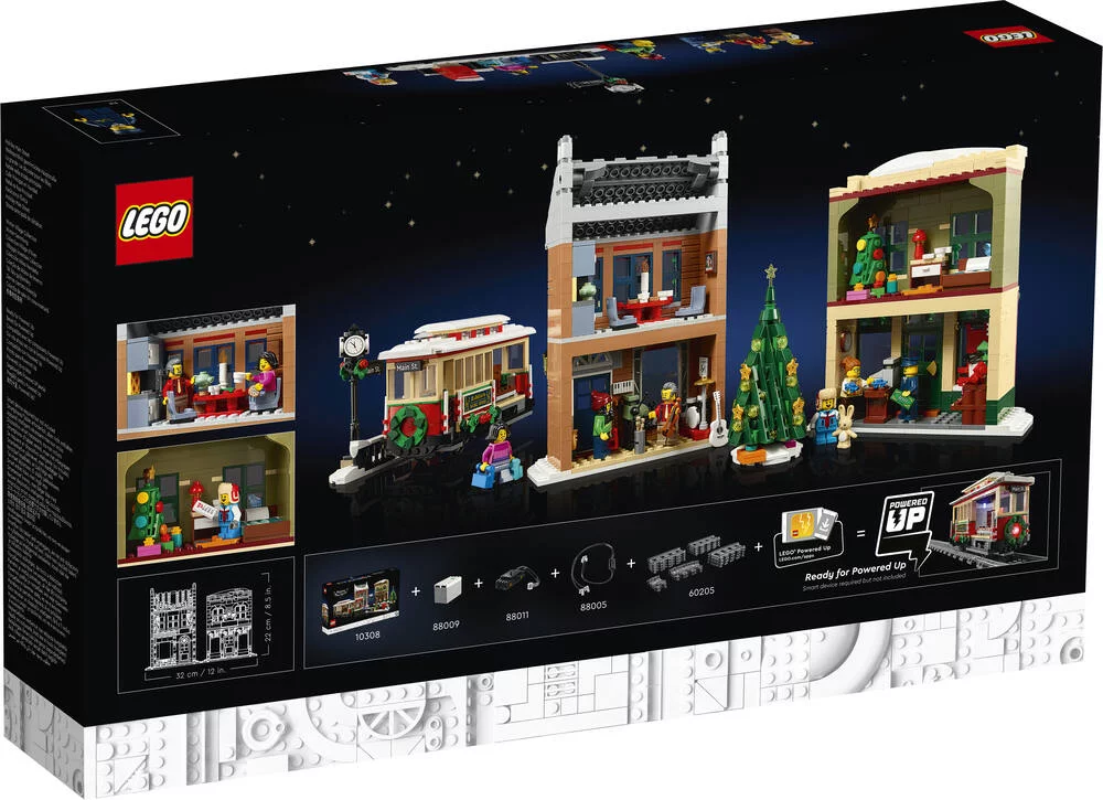 LEGO®ICONS 10308 - LA GRANDE RUE DECOREE POUR LES FETES